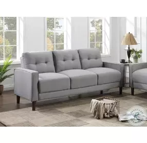 Bowen Gray Performance Fabric Living Room Set