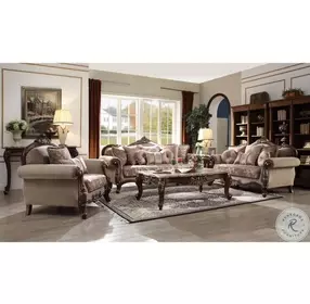 Mehadi Walnut 69" Loveseat