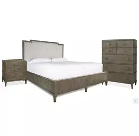 Playlist Brown Eyed Girl King Upholstered Panel Bed