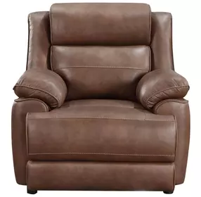 Ellington Dark Brown Padded Arm Chair