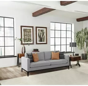Apperson Light Gray 84" Sofa