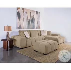 Octavia Camel 2 Piece Chaise Sofa Sectional