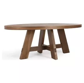 Santa Barbara Honey 80" Oval Dining Table