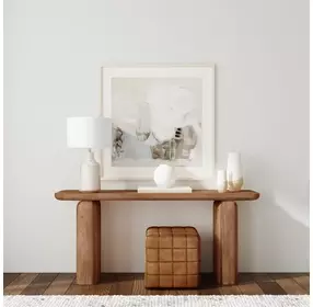 Chloe Hickory Brown Rectangular Console Table