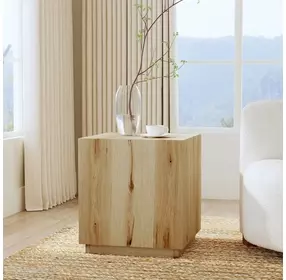 Layne Natural Square End Table