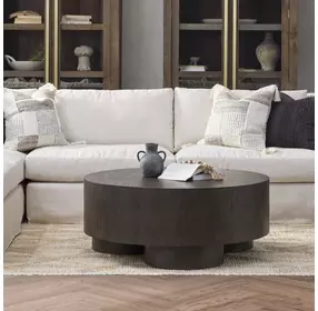 Runa Coffee Brown Round Coffee Table