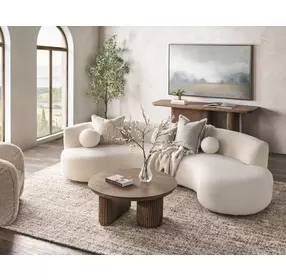 Vander Tawny Brown Round Coffee Table