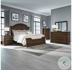 Hampton Road Satin Cherry Queen Poster Bed