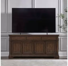 Arden Road Satin Cherry 74" TV Stand