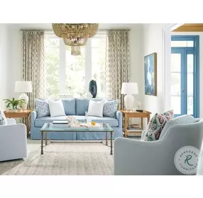 Laguna Light Nutmeg Temple End Table by Barclay Butera