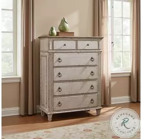 Westvale Fossil and Parchment Drawer Chest