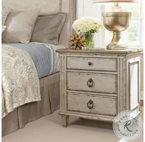Westvale Fossil and Parchment Nightstand