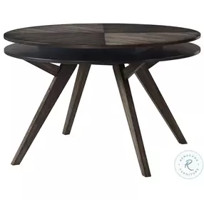 Lennox Dark Tobacco Round Dining Room Set