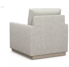 Meadow View Gray Upholstered Swivel Chair