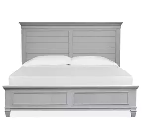 Harborwick Harbor Gray Panel Bedroom Set