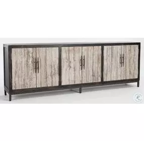 Lisbon Gray 6 Door Sideboard