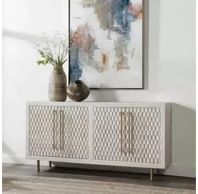 Norwood Coastal White 4 Door Buffet