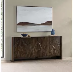 Ledro Dark Brown 4 Door Buffet