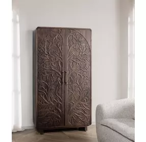 Albero Kona Brown 2 Door Tall Accent Cabinet