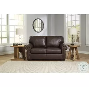 Colleton Dark Brown Loveseat
