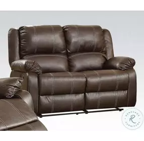 Zuriel Brown Reclining 60" Loveseat