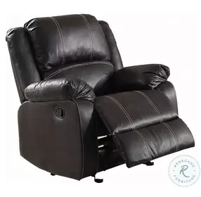 Zuriel Black Rocker Recliner