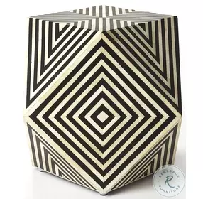 Zanzibar Black Bone Inlay Bunching Table