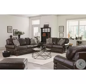 Roberto Cocoa Italian Top Grain Leather Match Oversized Chair