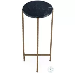 Nigella Green Marble Side Table