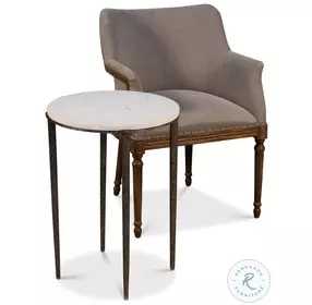 Banswara White Round Table