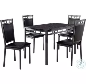 Olney Black 5 Piece Dining Set