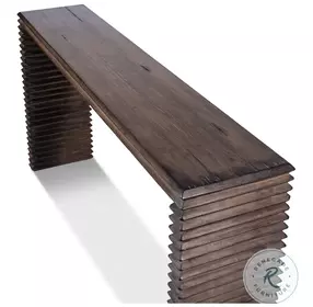 Stacked Black Console Table