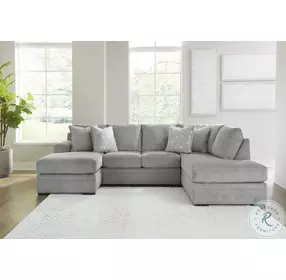 Casselbury Cement 2 Piece RAF Chaise Sectional