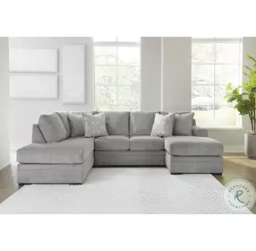 Casselbury Cement 2 Piece LAF Chaise Sectional