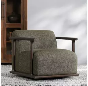 Lucia Kale Green Upholstered Accent Chair