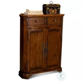 Austrian Fruitwood Brown Hall Cabinet