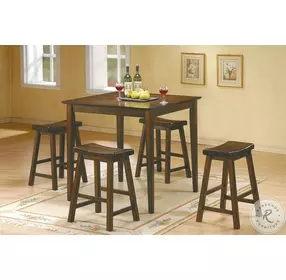 Saddleback Cherry 24" Counter Height Stool Set of 2