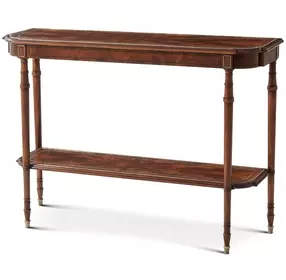 English Cabinet Maker Grosvenor and Gold Rectangular Jermyn Console Table