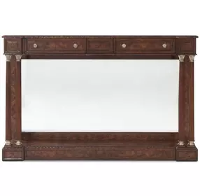 English Cabinet Maker Elm Ramsey Rectangular House of Hanover Console Table