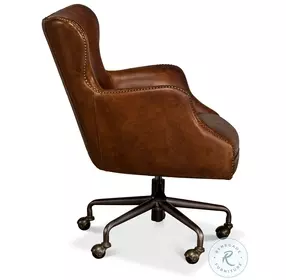 Andrew Vintage Cigar Jackson Desk Chair