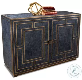 Bel Air Black Leather Buffet