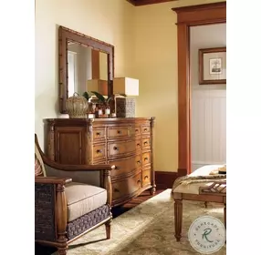 Island Estate Plantation Brown Barbados Triple Dresser