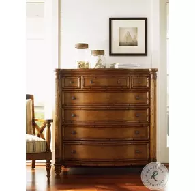 Island Estate Plantation Brown Silver Sea Chest