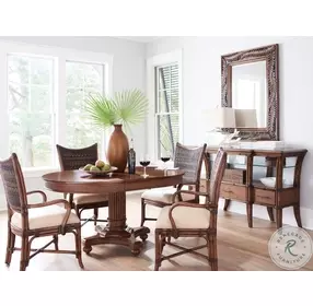 Island Estate Plantation Brown Cayman Extendable Kitchen Table