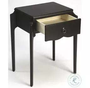 Wilshire Black Nightstand