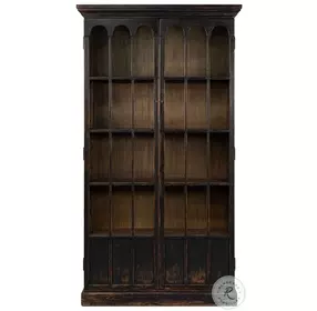 Edgar Allan Antique Black Bookcase