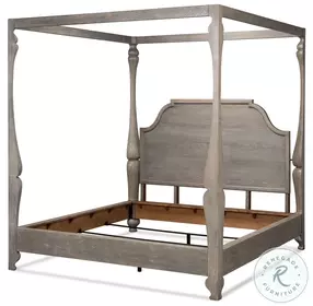 Madeline Moonskin King Canopy Bed