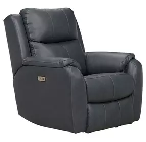 Marquis Horizon Leather Rocker Power Recliner with Power Headrest and USB Charging