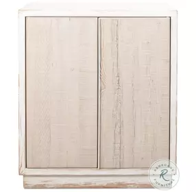 Stefano Antique White 2 Door Commode