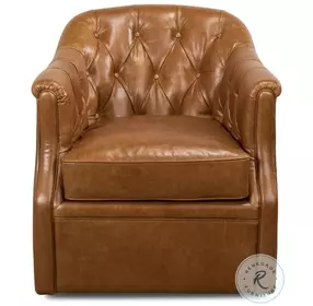 Coolidge Cuba Brown Swivel Chair